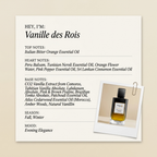 FOMOWA Paris Vanille des Rois fragrance profile card