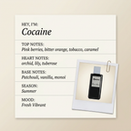 Franck Boclet Cocaine fragrance profile card
