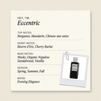 Franck Boclet Eccentric fragrance profile card