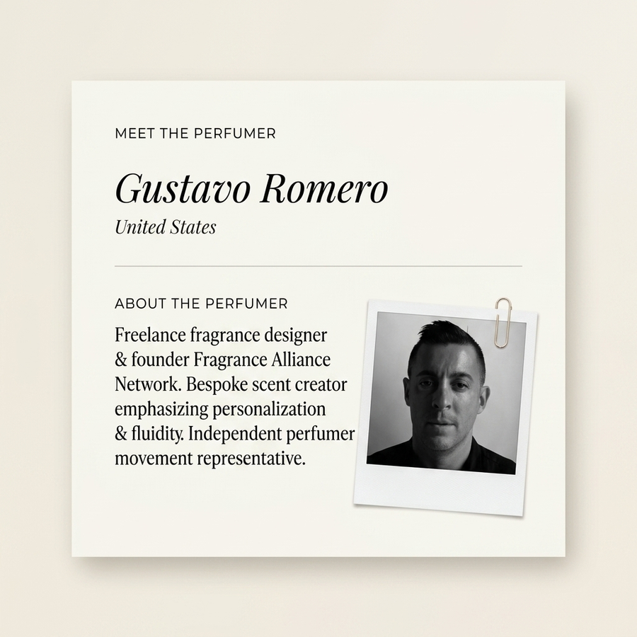 Gustavo Romero perfumer profile