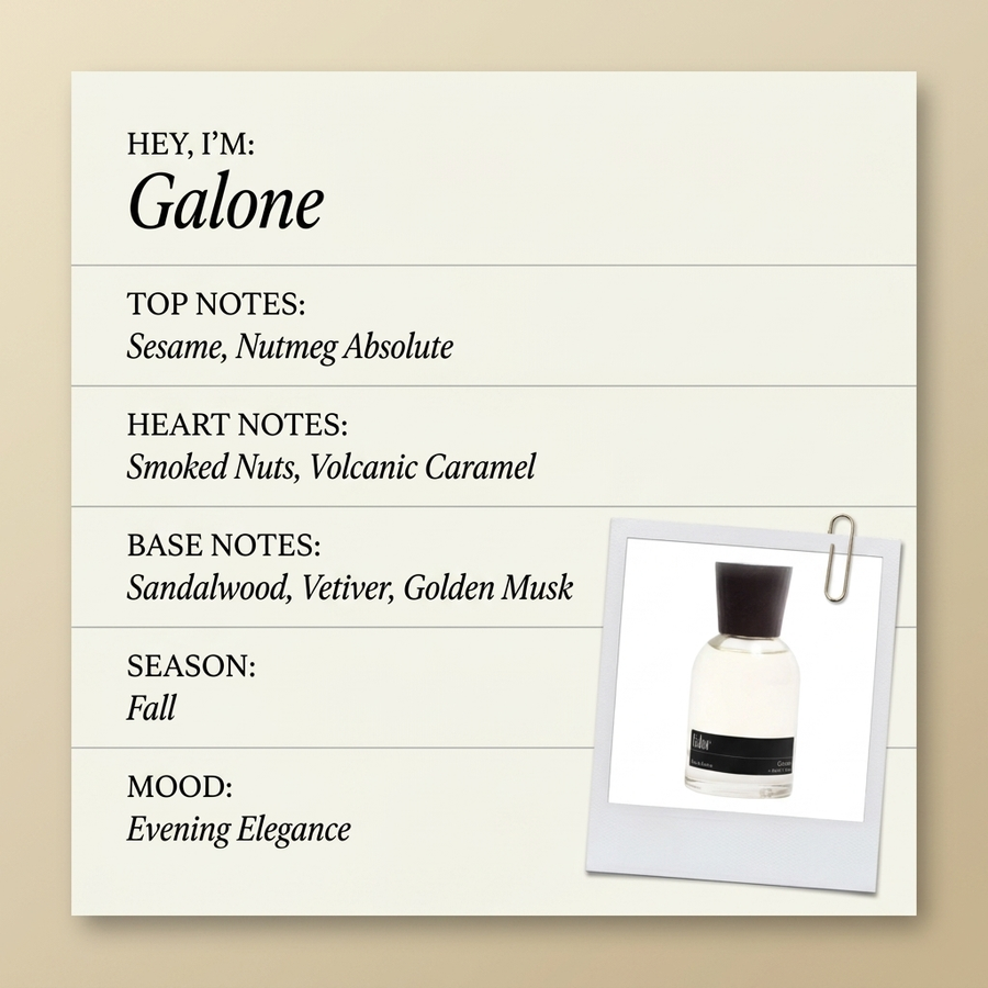 Gabar Galone fragrance profile card