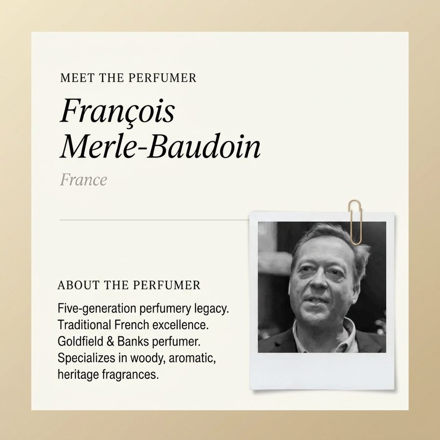 François Merle-Baudoin perfumer profile