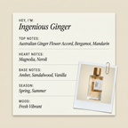 Goldfield & Banks Australia Ingenious Ginger fragrance profile card