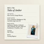 Goldfield & Banks Australia Tales of Amber fragrance profile card