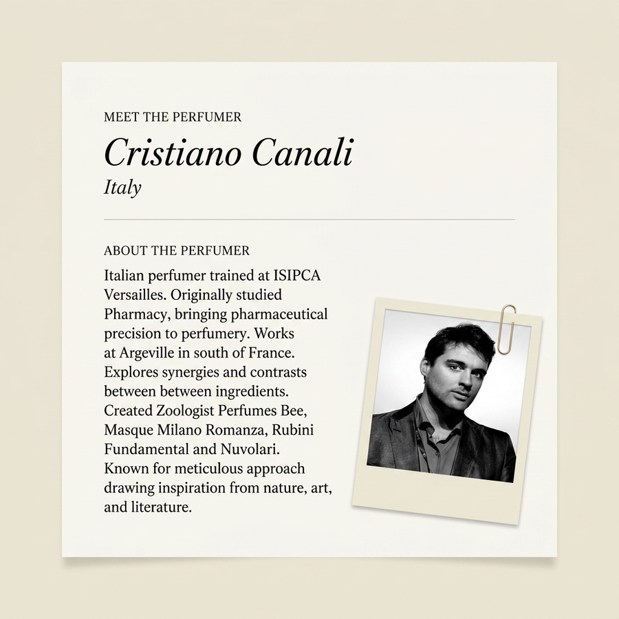 Cristiano Canali perfumer profile