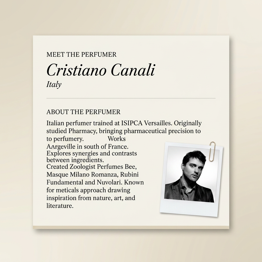 Cristiano Canali perfumer profile