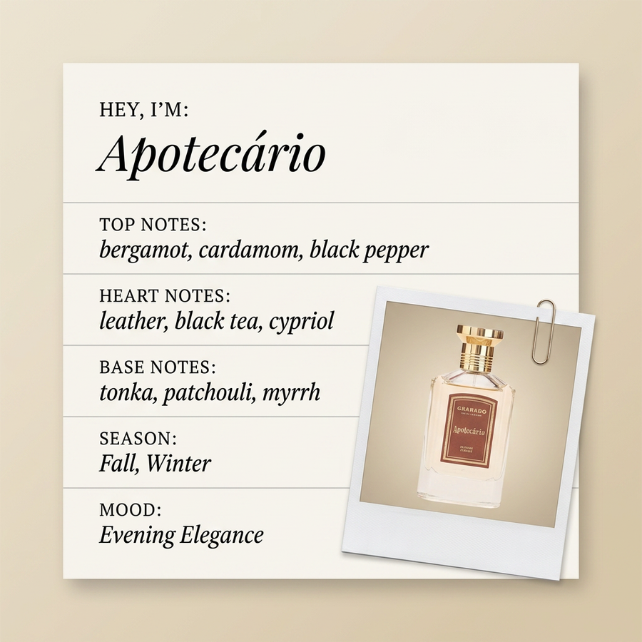 GRANADO RIO DE JANEIRO Apotecário fragrance profile card