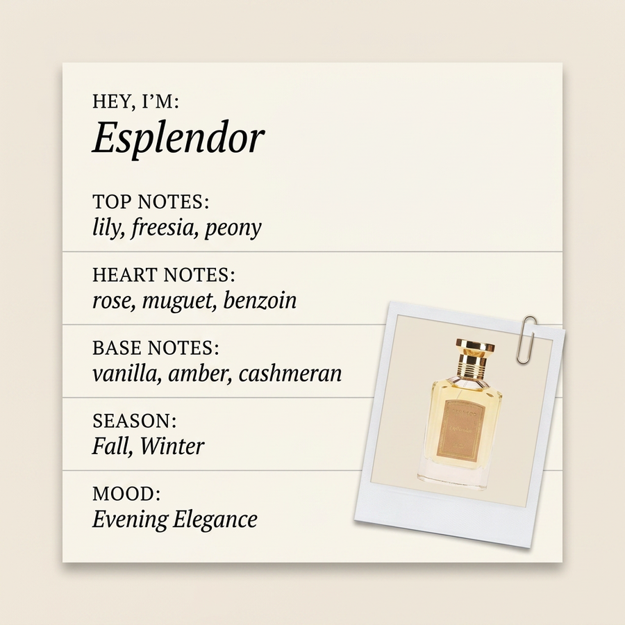 GRANADO RIO DE JANEIRO Esplendor fragrance profile card