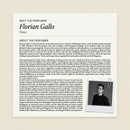Florian Gallo perfumer profile