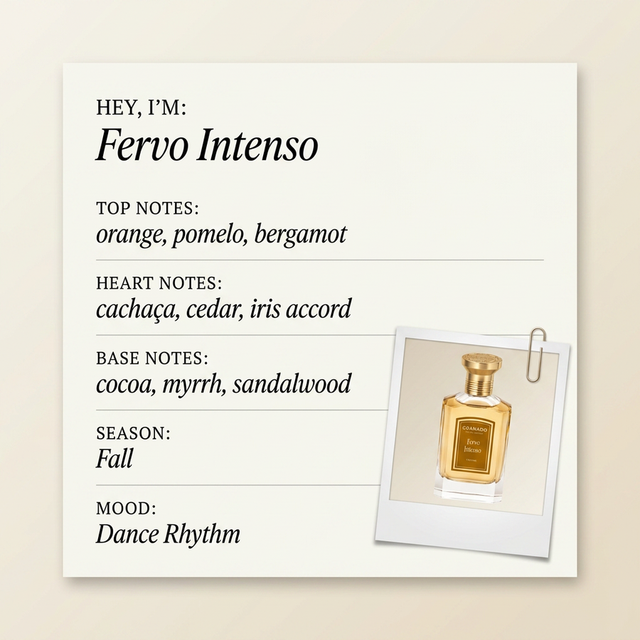 GRANADO RIO DE JANEIRO Fervo Intenso fragrance profile card