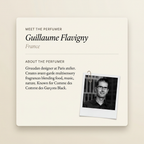 Guillaume Flavigny perfumer profile
