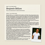 Benjamin Belizon perfumer profile