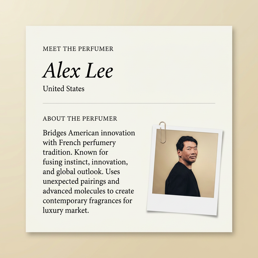 Alex Lee perfumer profile