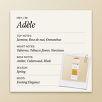 Gritti Adèle fragrance profile card
