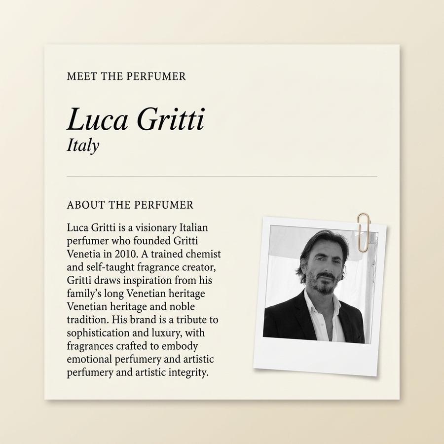 Luca Gritti perfumer profile