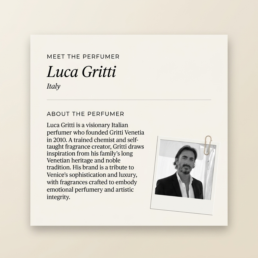 Luca Gritti perfumer profile