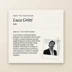 Luca Gritti perfumer profile