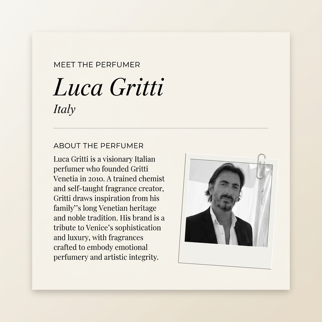 Luca Gritti perfumer profile