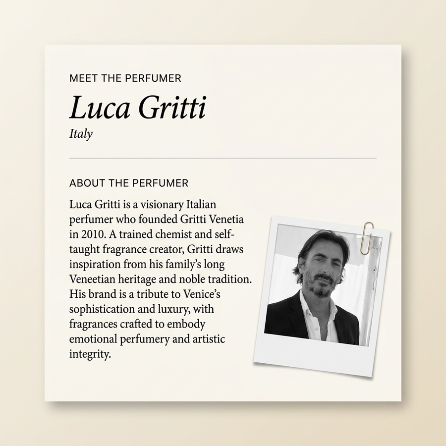 Luca Gritti perfumer profile