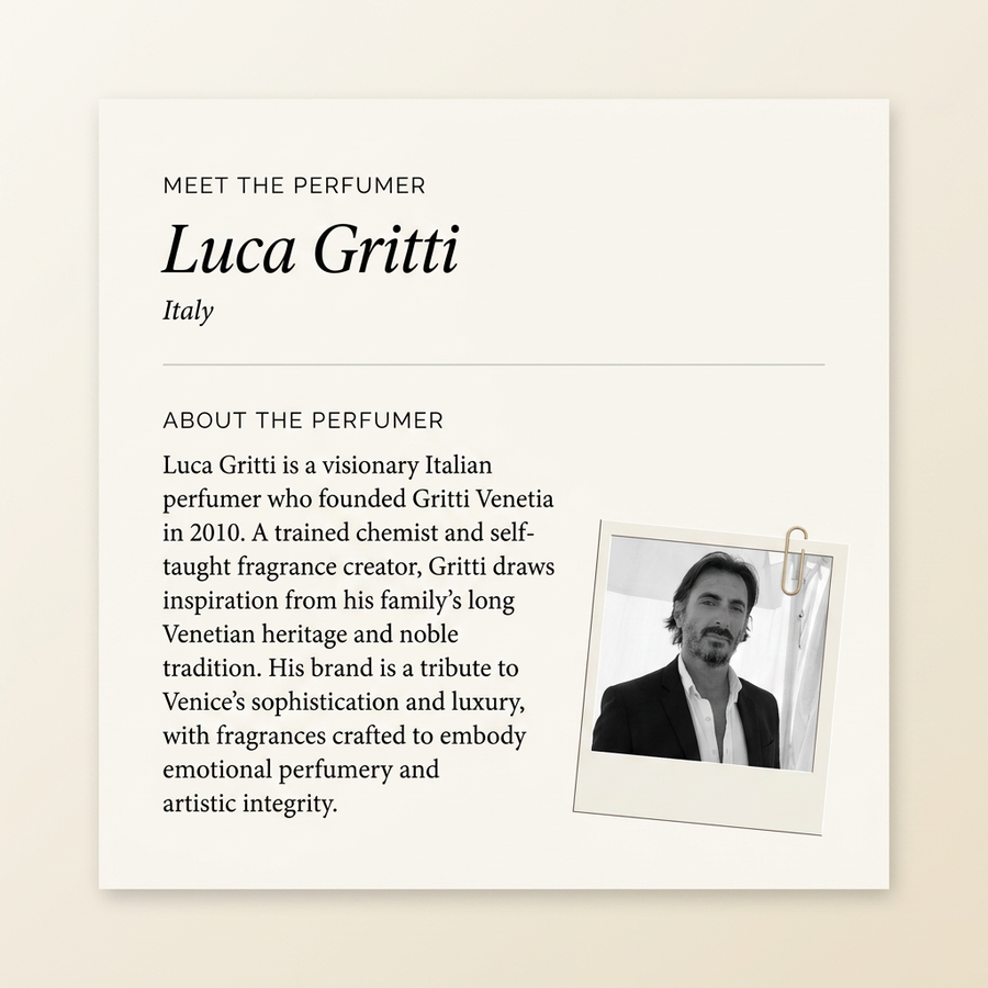 Luca Gritti perfumer profile