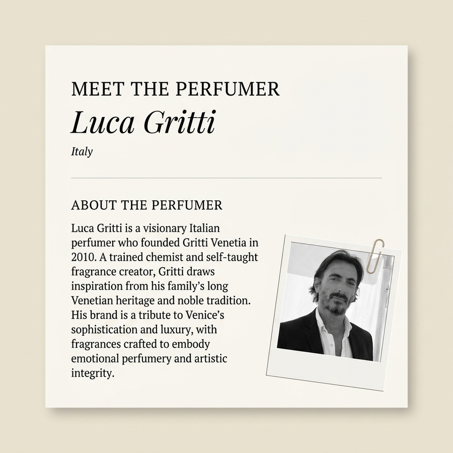 Luca Gritti perfumer profile