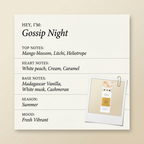 Gritti Gossip Night fragrance profile card