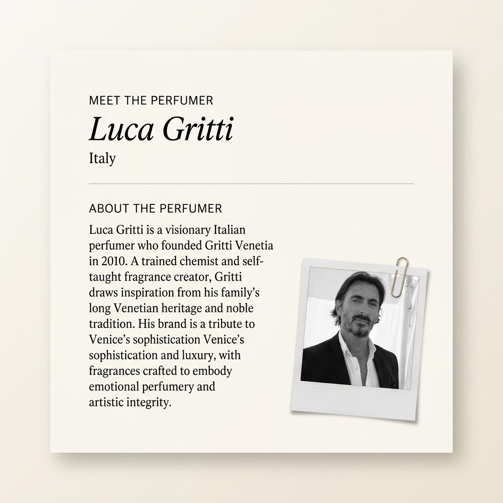 Luca Gritti perfumer profile