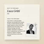 Luca Gritti perfumer profile
