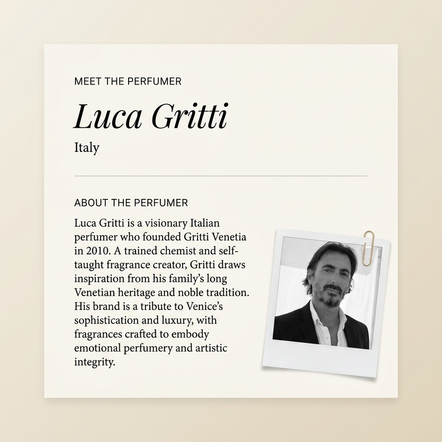 Luca Gritti perfumer profile