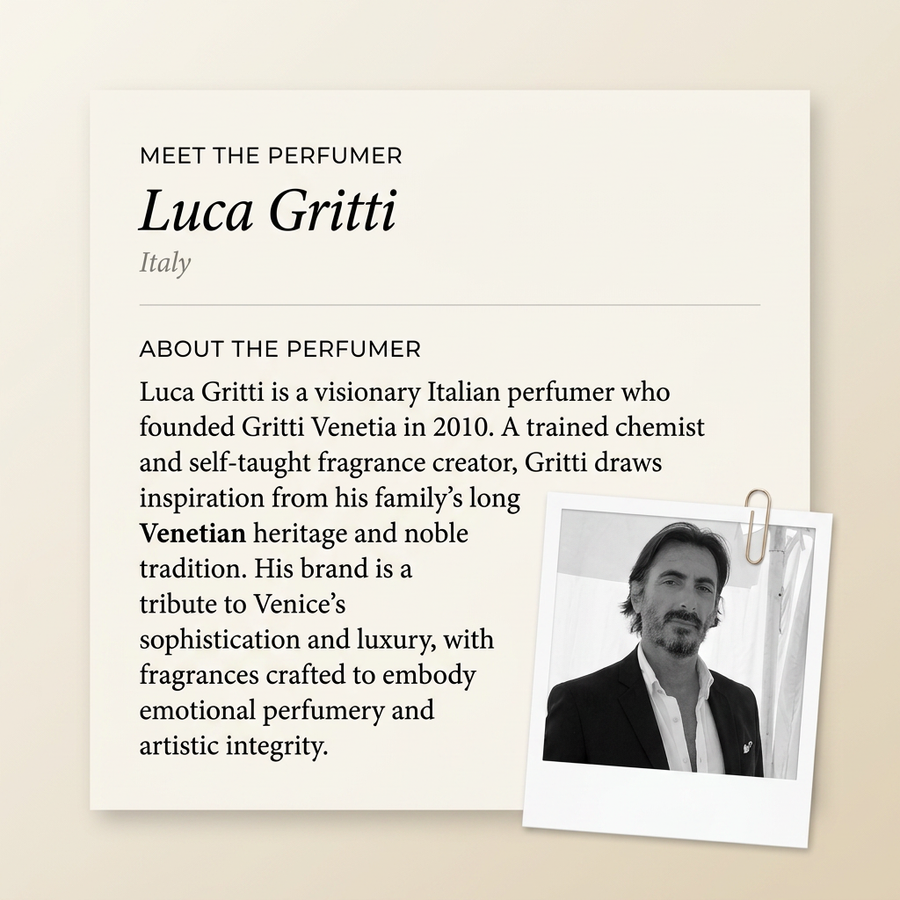 Luca Gritti perfumer profile