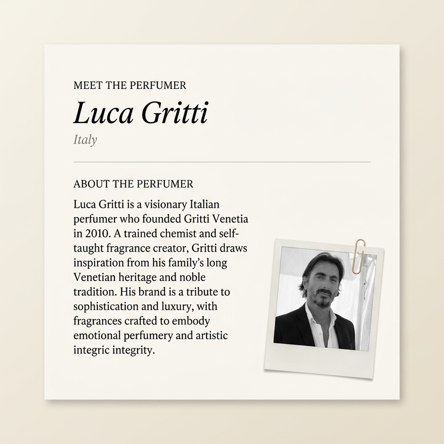 Luca Gritti perfumer profile