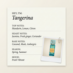 Gritti Tangerina fragrance profile card