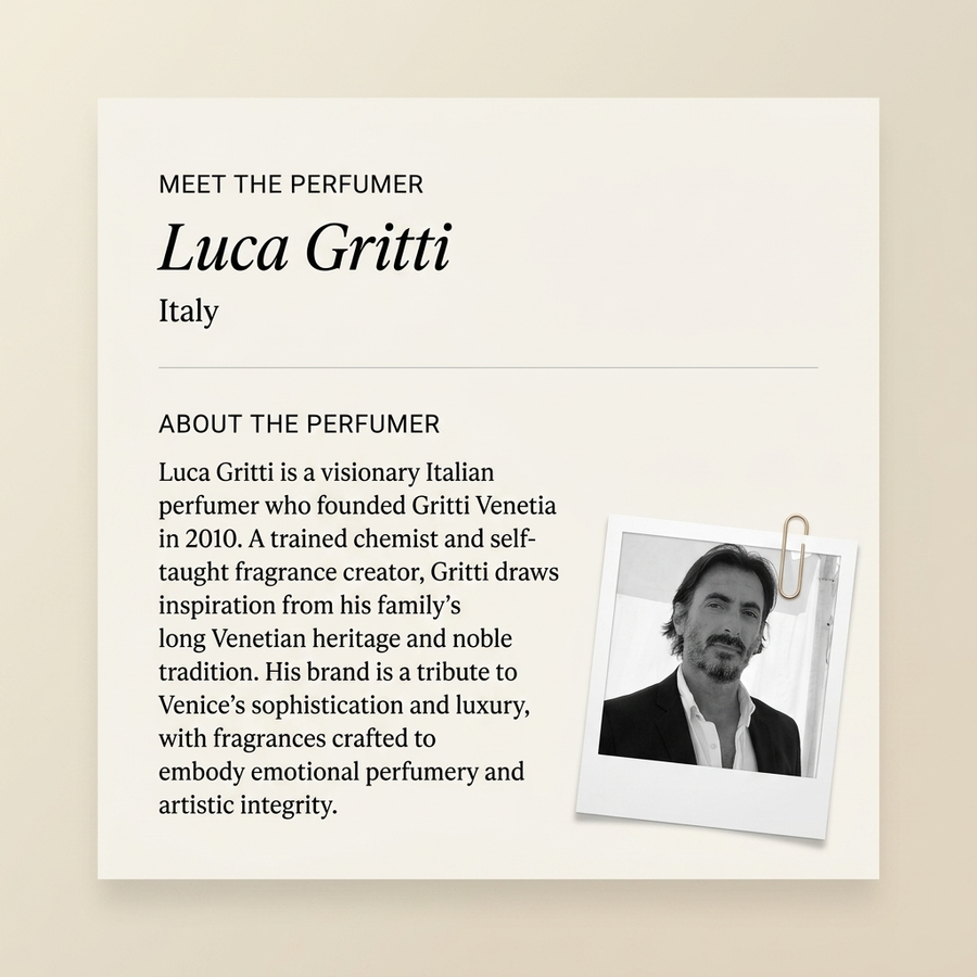Luca Gritti perfumer profile