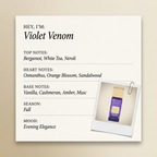 Gritti Violet Venom fragrance profile card