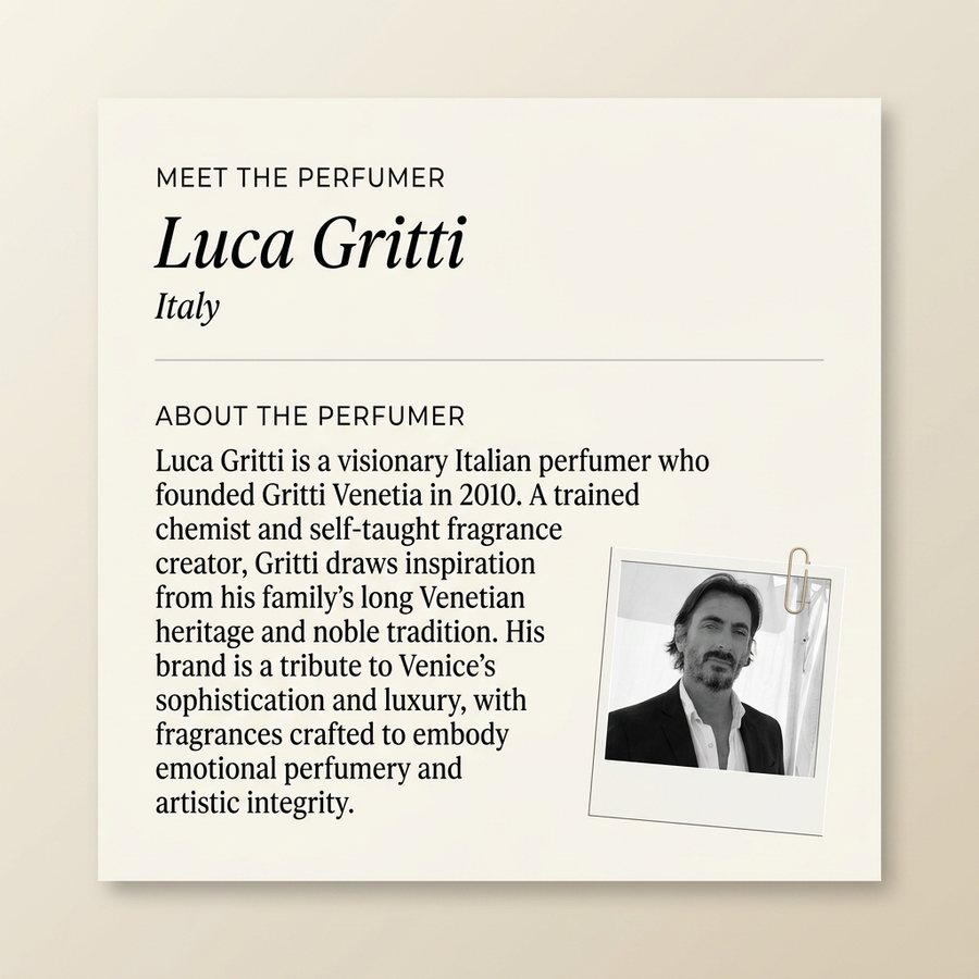 Luca Gritti perfumer profile