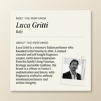 Luca Gritti perfumer profile