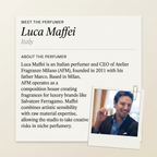 Luca Maffei perfumer profile