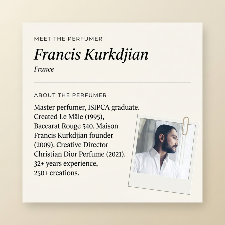Francis Kurkdjian perfumer profile