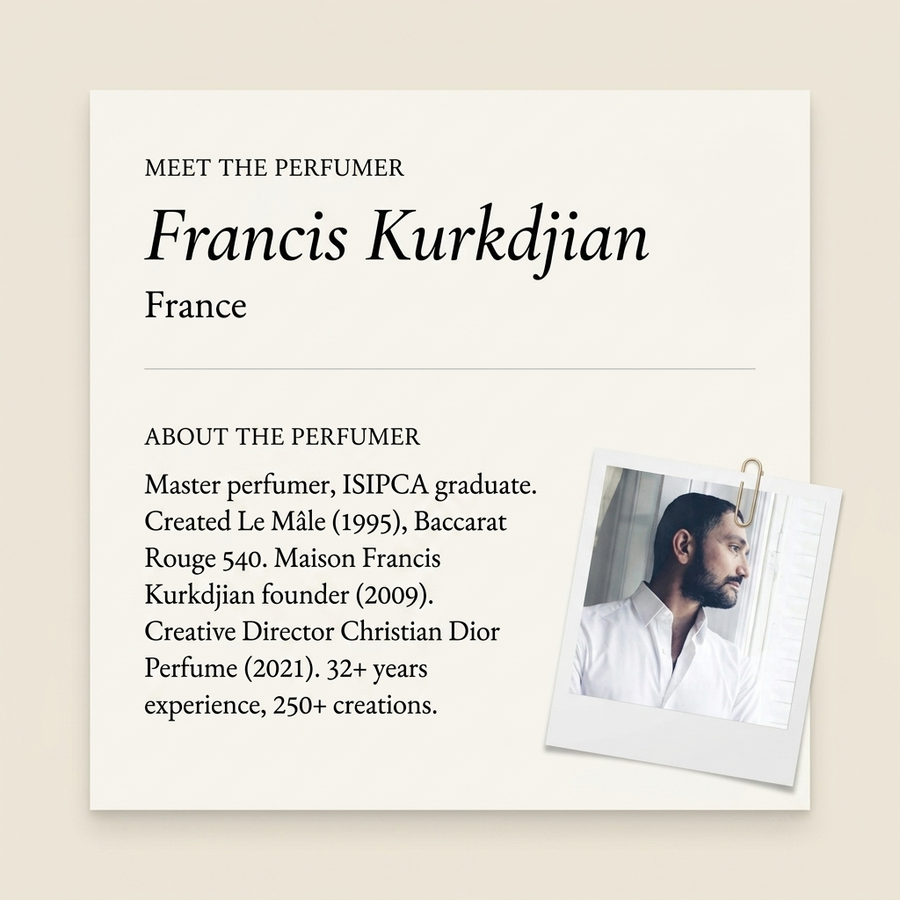 Francis Kurkdjian perfumer profile