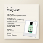 Jacques Zolty Crazy Belle fragrance profile card