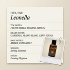 Jacques Zolty Leonella fragrance profile card