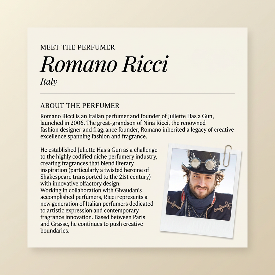 Romano Ricci perfumer profile