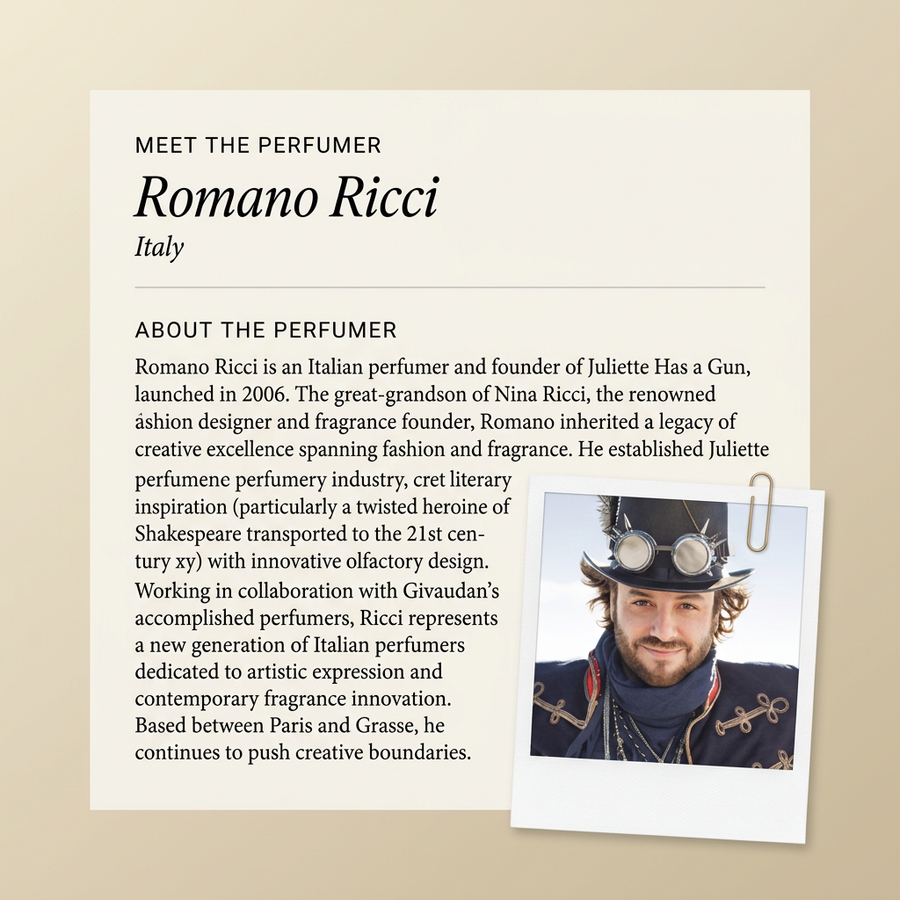 Romano Ricci perfumer profile