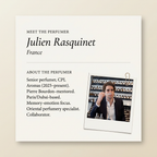 Julien Rasquinet perfumer profile