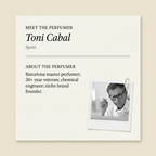 Toni Cabal perfumer profile
