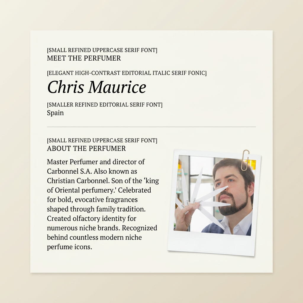 Chris Maurice perfumer profile