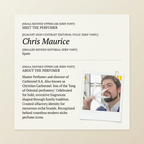 Chris Maurice perfumer profile