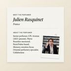 Julien Rasquinet perfumer profile