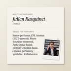 Julien Rasquinet perfumer profile