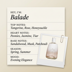 L'Arc Parfums Balade fragrance profile card